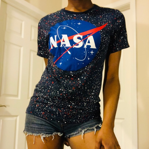 NASA Other - NASA Navy Blue Paint Splatter Shortsleeved Tee